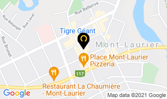 Salon Germain Inc in Mont-laurier map