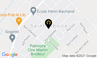 Salon Ginette in Saint-liboire map