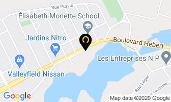 Salon Inter Coiffure in Salaberry-de-Valleyfield map