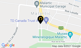 Salon Jeannette Enr in Malartic map