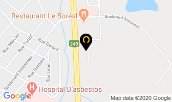 Salon Koif'hom in Asbestos map