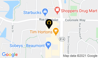 Salon L'hirondelle in Beaumont map