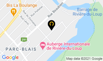 Salon Lise in Rivière-du-Loup map