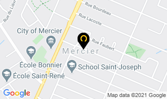 Salon Mercier Enr in Mercier map
