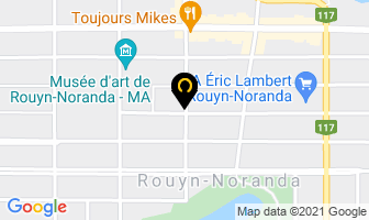 Salon Noranda in Rouyn-Noranda map