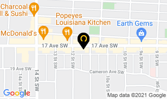 Salon Pure in Calgary map