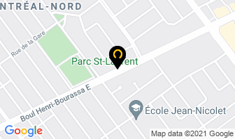 Salon Robinat in Montreal map