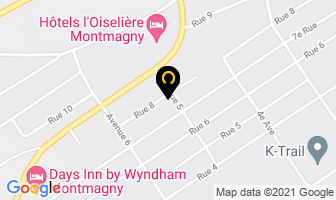 Salon Violaine in Montmagny map