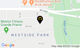Salon West in Grande Prairie map
