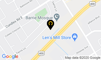 Salter Pilon Architecture Inc in Barrie map