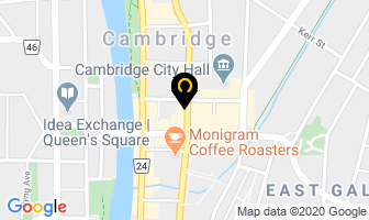 Saltsman Dry Cleaner in Cambridge map