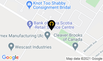 Salvation Army in Stratford map