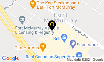 Salvation Army in Fort McMurray map