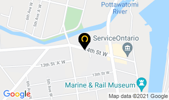 Salvation Army in Owen Sound map