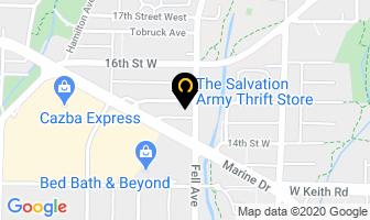 Salvation Army The in Candiac map