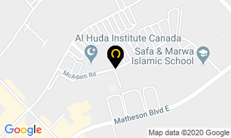 Sam Chung & Associates in Mississauga map