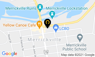 Sam Jakes Inn in Merrickville map