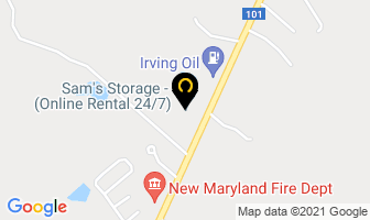 Sam'S Storage in New Maryland map