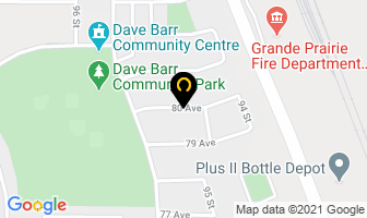 Sam's Auto Glass in Grande Prairie map