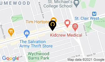 Sam's Barber Shop in Orillia map