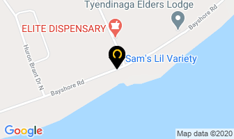 Sam's Lil Variety in Baden map