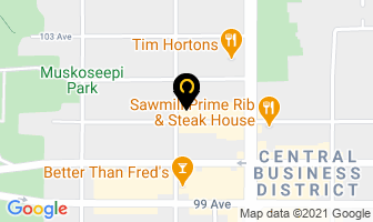 Sam's Sushi in Grande Prairie map