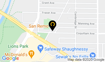 San Remo Restaurant in Port Coquitlam map