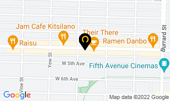 Sana Counselling in Vancouver map