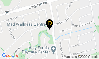 Sana Health Centre in Vaughan map