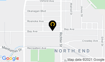 Sana Kleen Janitor Service in Kelowna map