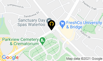 Sanctuary International Day Spa in Kitchener map