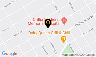Sanders Plumbing & Drain in Orillia map