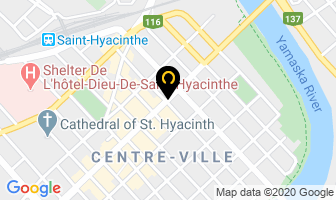Sandra Bernard in Saint-Hyacinthe map