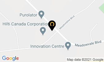 Sandvik Canada Inc in Mississauga map