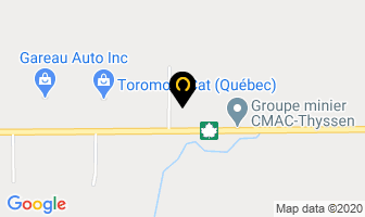 Sandvik Mining And Construction Canada Inc in Val-d'Or map