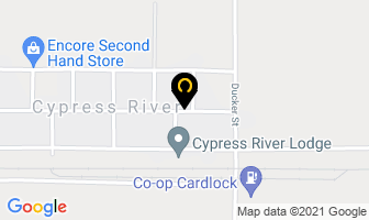 Sandy Bank School in Cypress River map
