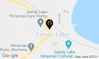 Sandy Lake Hotel Restaurant in Kenora District map