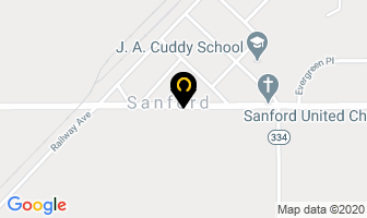 Sanford Arena in Sanford map