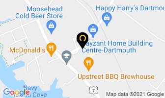 Sanford Garage Doors in Dartmouth map
