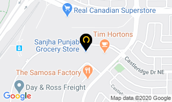 Sanjha Punjab Grocery Store in Calgary map