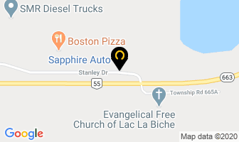 Sapphire Auto Inc in Lac la Biche map
