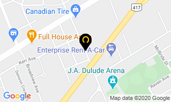 Saputo Foods Ltd in Ottawa map