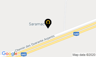 Saramac in Terrace map
