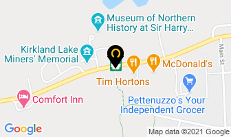 Sarna Ramesh in Kirkland Lake map