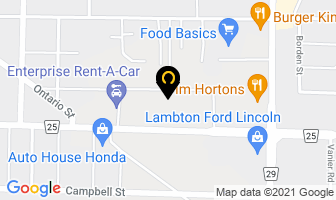 Sarnia Equipment Service in Sarnia map