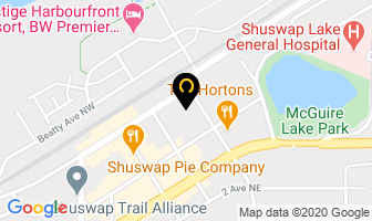 Sascu Credit Union in Salmon Arm map