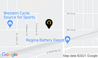 Saskatchewan Arts Alliance in Regina map