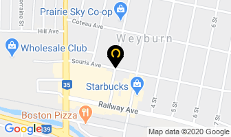 Saskatchewan Assessment Management Agency in Weyburn map