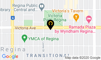 Saskatchewan Broomball Association in Regina map