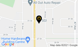 Saskatchewan Motor License Issuer in Salmon Arm map